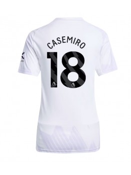 Billige Manchester United Casemiro #18 Bortedrakt Dame 2025-26 Kortermet Billige Manchester United Casemiro #18 Bortedrakt Dame 2025-26 Kortermet